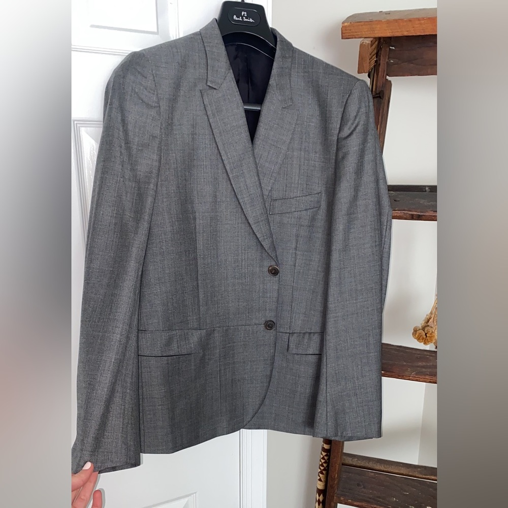 Paul Smith grey Full Suit size 44 like new